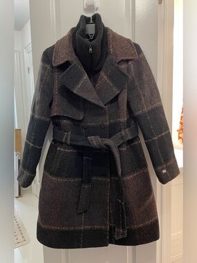 Soia & Kyo Fabianne Plaid Wool-Blend Coat